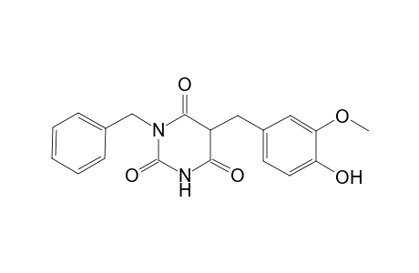 1-benzyl-5-(4-hydroxy-3-methoxybenzyl)-2,4,6(1H,3H,5H)-pyrimidinetrione