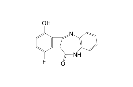 1,3-Dihydro-4-(5-fluoro-2-hydroxyphenyl)-2H-1,5-benzodiazepin-2-one