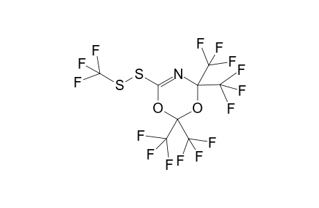 {2,2,4,4-tetrakis(trifluormethyl)-4H-1,3,5-dioxazin-6-yl](trifluormethyl)disulfan