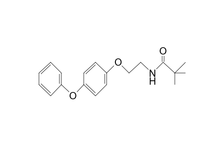 Propanamide, 2,2-dimethyl-N-[2-(4-phenoxyphenoxy)ethyl]-