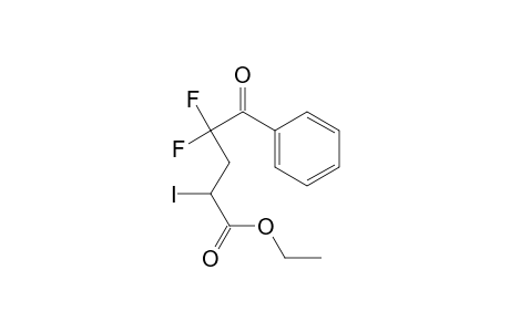 Ethyl 4,4-Difluoro-2-iodo-4-benzoylbutanoate