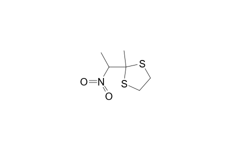 2-Methyl-2-(1-nitroethyl)-1,3-dithiolane