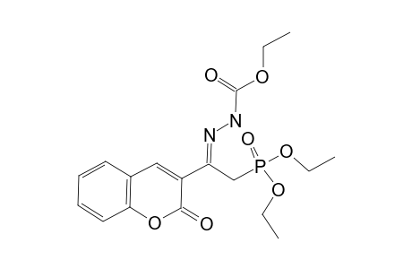 Diethyl 2-(2-ethoxycarbonyl)hydrazone 2-(2-oxo-2H-chromen-3-yl)ethylphosphonate