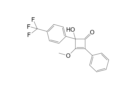 4-Hydroxy-3-methoxy-2-phenyl-4-[1-(4-trifluromethyl)phenyl]-2-cyclobuten-1-one