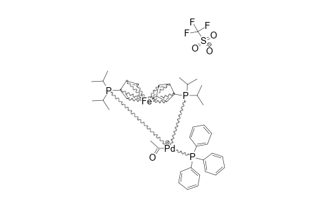 TRANS-ACETYL-[(DIPPF)PD(C(O)CH3)P(C6H5)3]-[CF3SO3]