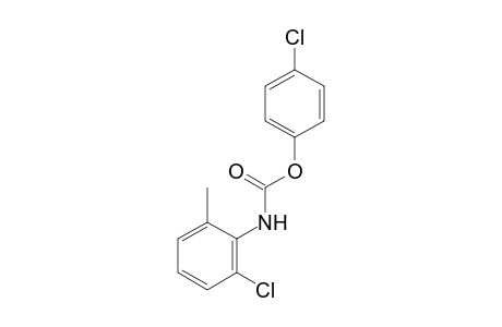 2-chloro-6-methylcarbanilic acid, p-chlorophenyl ester