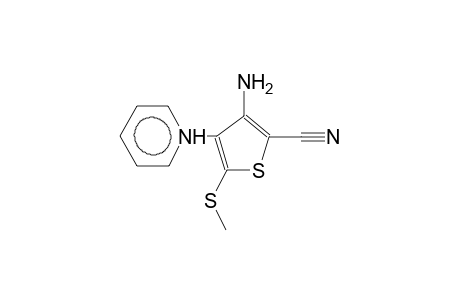2-methylthio-3-pyridinio-4-amino-5-cyanothiphene