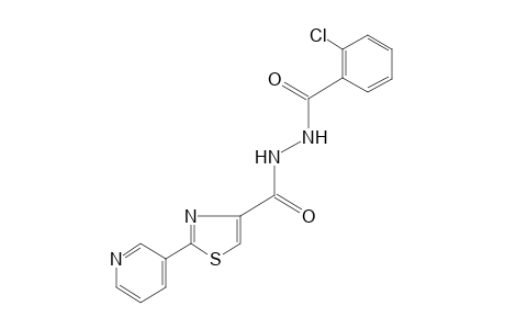 1-(o-chlorobenzoyl)-2-{[2-(3-pyridyl)-4-thiazolyl]carbonyl}hydrazine