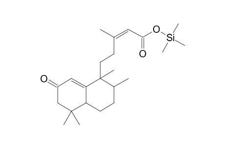 (Z)-3-Methyl-5-(1,2,5,5-tetramethyl-7-oxo-3,4,4A,6-tetrahydro-2H-naphthalen-1-yl)pent-2-enoic acid, tms