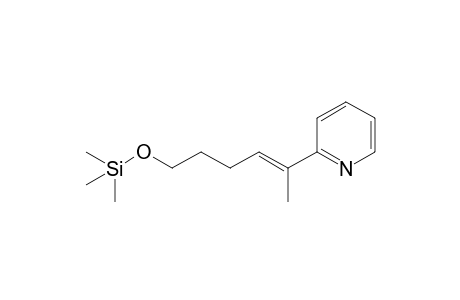 (E/Z)-2-[6-(Trimethylsiloxy)hex-2-en-2-yl]pyridine