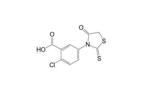 2-chloro-5-(4-oxo-2-thioxo-3-thiazolidinyl)benzoic acid