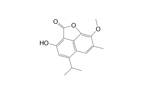 Isohemigossylic acid lactone-2-methyl ether