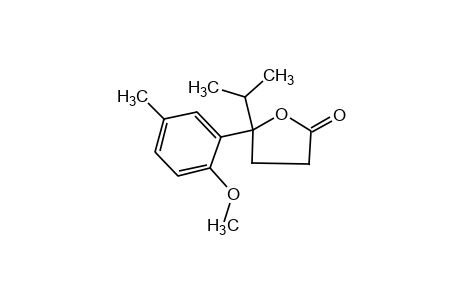 dihydro-5-isopropyl-5-(6-methoxy-m-tolyl)-2-(3H)-furanone