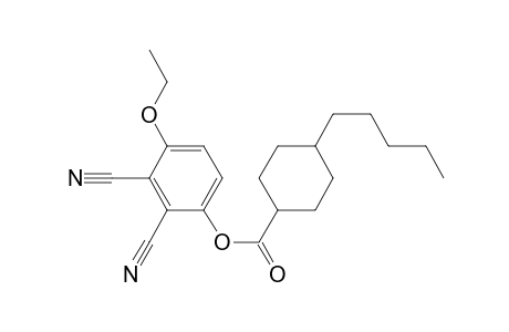 2,3-Dicyano-4-ethoxyphenyl 4-pentylcyclohexanecarboxylate