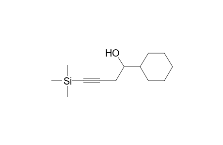 1-CYCLOHEXYL-4-TRIMETHYLSILANYL-BUT-3-YN-OL