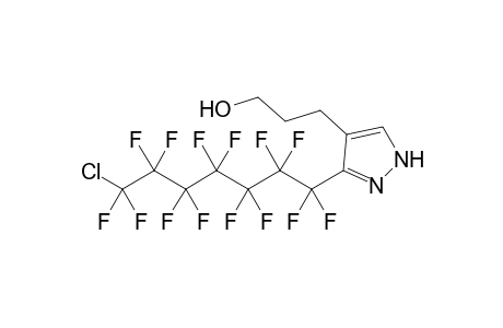 3-(7-CHLOROTETRADECAFLUOROHEPTYL)-4-(3-HYDROXYPROPYL)-PYRAZOLE