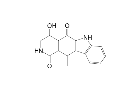 11-Methyl-4-oxidanyl-3,4,4a,6,11,11a-hexahydro-2H-pyrido[4,3-b]carbazole-1,5-dione