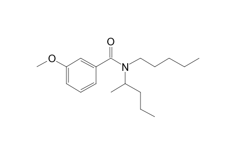 Benzamide, 3-methoxy-N-(2-pentyl)-N-pentyl-