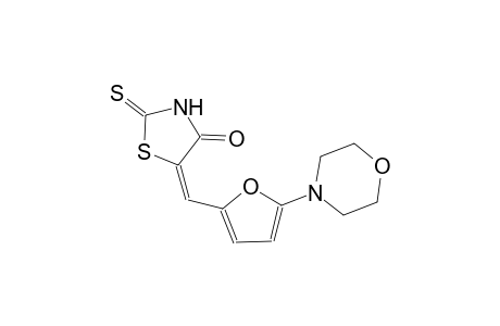 (5E)-5-{[5-(4-morpholinyl)-2-furyl]methylene}-2-thioxo-1,3-thiazolidin-4-one