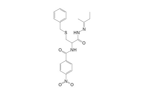 N-(1-[(Benzylsulfanyl)methyl]-2-[(2E)-2-(1-methylpropylidene)hydrazino]-2-oxoethyl)-4-nitrobenzamide