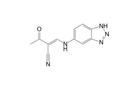 5-[(3'-Oxo-2'-cyanobut-1'-enyl)amino]-1H-(1,2,3)-benzotriazole