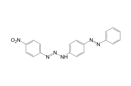 1-(p-nitrophenyl)-3-[p-(phenylazo)phenyl]triazene