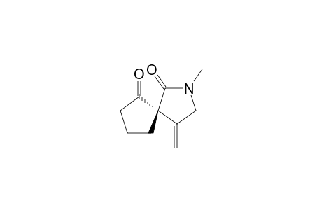 2-Methyl-4-methylene-2-azaspiro[4.4]nonane-1,6-dione