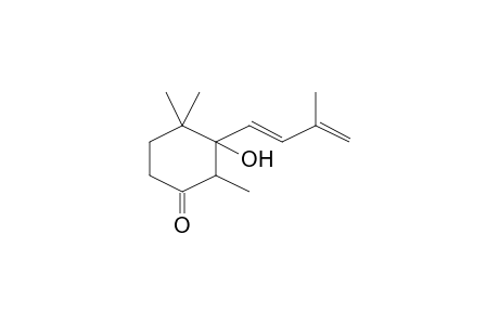 3-Hydroxy-2,4,4-trimethyl-3-[(1E)-3-methyl-1,3-butadienyl]cyclohexanone