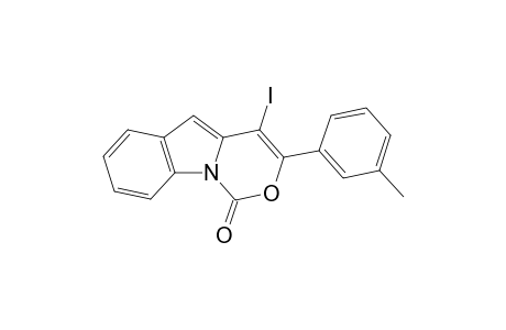 4-Iodo-3-(m-tolyl)-1H-[1,3]oxazino[3,4-a]indol-1-one