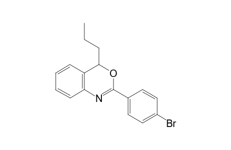 2-(4-bromophenyl)-4-propyl-4H-3,1-benzoxazine