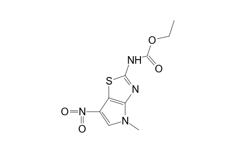 4-methyl-6-nitro-4H-pyrrolo[2,3-d]thiazole-2-carbamic acid, ethyl ester