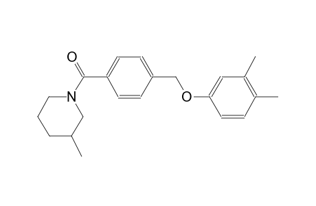 1-{4-[(3,4-dimethylphenoxy)methyl]benzoyl}-3-methylpiperidine