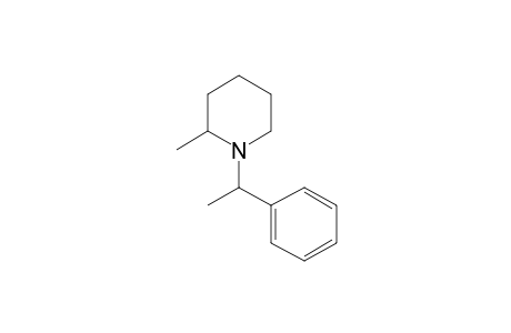 Piperidine, 2-methyl-1-(1-phenylethyl)-