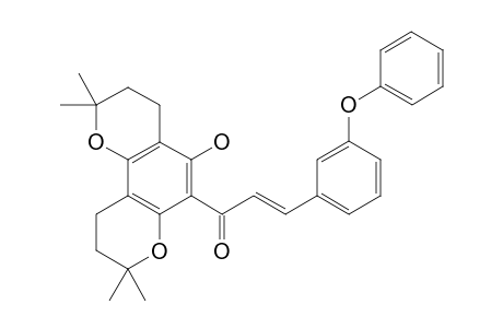 9-Hydroxy-10-(3'-phenoxycinnamoyl)-2,2,6,6-tetramethyltetrahydrobenzo[1,2-b:3,4-b']dipyran