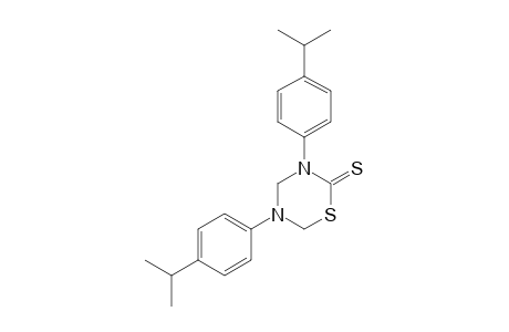3,5-bis(p-cumenyl)tetrahydro-2H-1,3,5-thiadiazine-2-thione