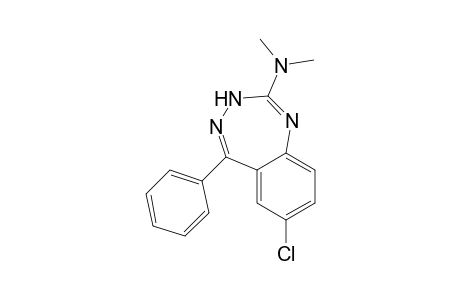 3H-1,3,4-Benzotriazepin-2-amine, 7-chloro-N,N-dimethyl-5-phenyl-