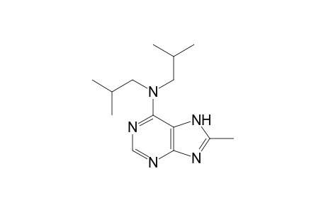 N,N-diisobutyl-8-methyladenine