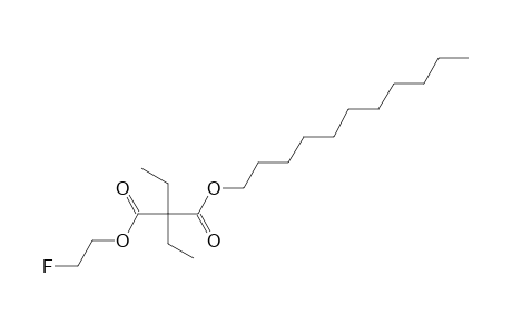 Diethylmalonic acid, 2-fluoroethyl undecyl ester