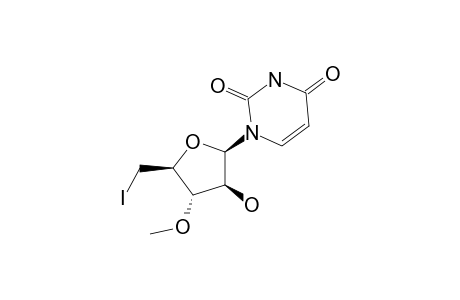 1-(5-Deoxy-5-iodo-3-o-methyl-,beta.D-arabinofuranosyl)uracil