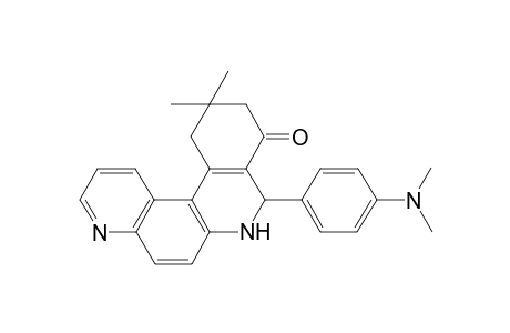 benzo[a]4,7-phenanthrolin-9(7H)-one, 8-[4-(dimethylamino)phenyl]-8,10,11,12-tetrahydro-11,11-dimethyl-