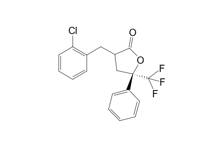 3-(2-Chlorobenzyl)-5-phenyl-5-(trifluoromethyl)tetrahydrofuran-2-one(I)