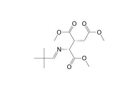 DIMETHYL-(2R*,3R*)-3-(METHOXYCARBONYL)-2-[(2,2-DIMETHYLPROPYLIDENE)-AMINO]-PENTANEDIOATE