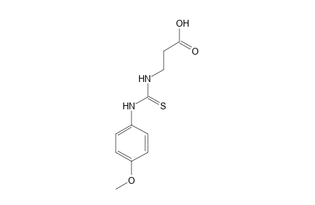 3-[3-(p-methoxyphenyl)-2-thioureido]propionic acid