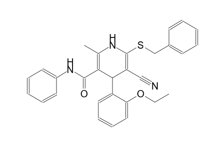 3-pyridinecarboxamide, 5-cyano-4-(2-ethoxyphenyl)-1,4-dihydro-2-methyl-N-phenyl-6-[(phenylmethyl)thio]-