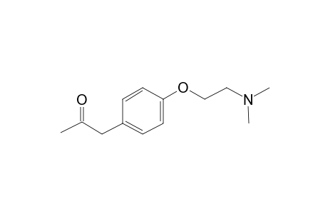 Acetone, 1-[4-(dimethylaminoethoxy)phenyl]-