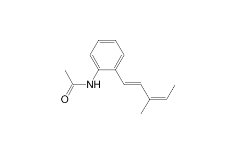 1-(N-acetyl-2-amino-phenyl)-3-methyl-1,3-pentadiene