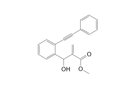 Methyl 2-(hydroxy(2-(phenylethynyl)phenyl)methyl)acrylate