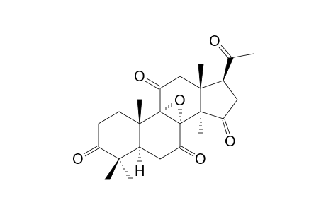 8.alpha.,9.alpha.-Epoxy-4,4,14.alpha.-trimethyl-3,7,11,15,20-pentaoxo-5.alpha.-pregnane