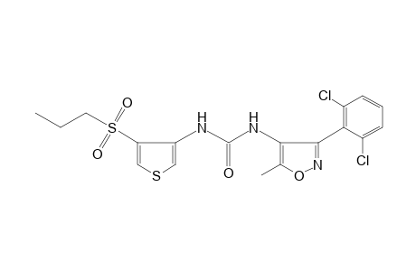 1-[3-(2,6-dichlorophenyl)-5-methyl-4-isoxazolyl]-3-[4-(propylsulfonyl)-3-thienyl]urea