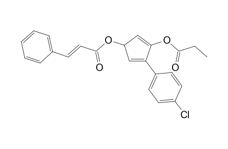 2-Propenoic acid, 3-(4-chlorophenyl)-, 5-[(1-oxo-3-phenyl-2-propenyl)oxy]-2,4-pentadienyl ester, (E,?,E,E)-